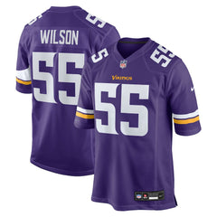Nike Eric Wilson Minnesota Vikings Team Game Jersey Purple