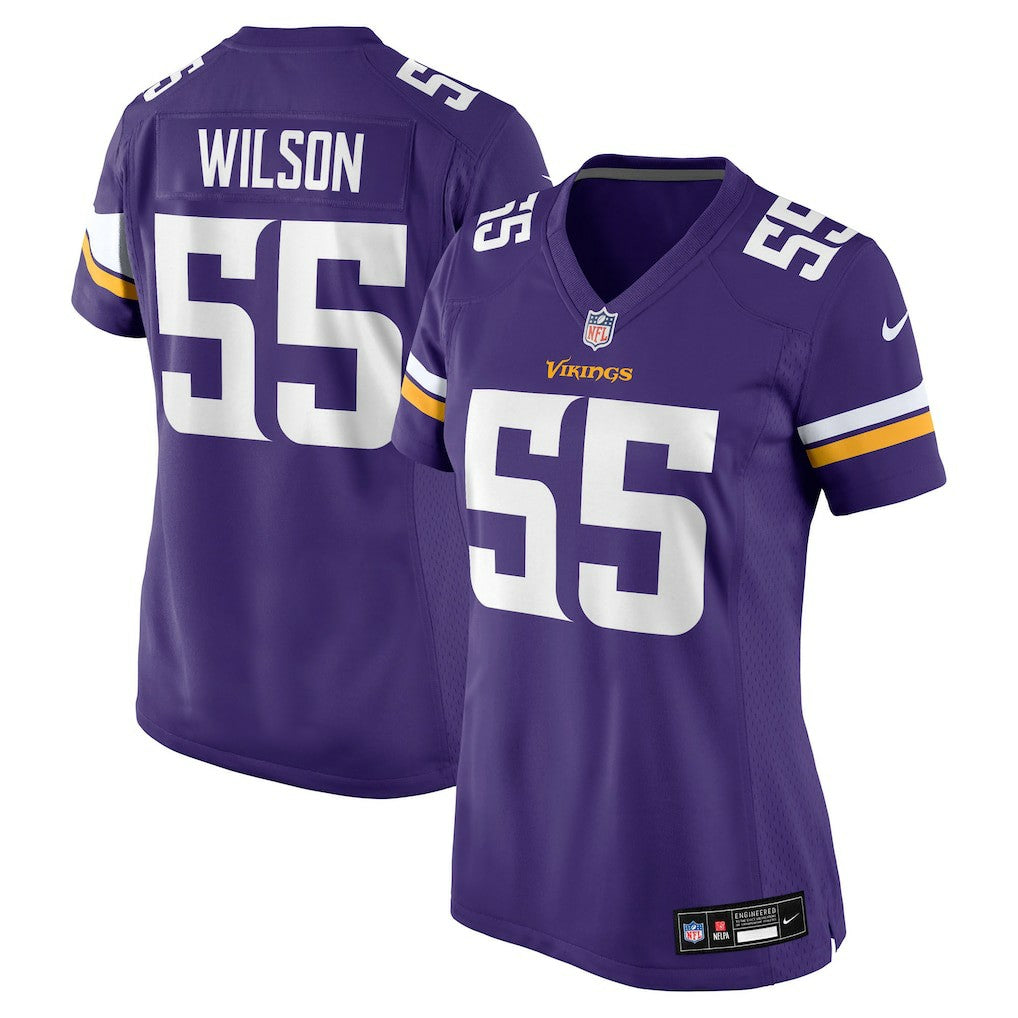 Nike Eric Wilson Minnesota Vikings Women's Team Game Jersey Purple