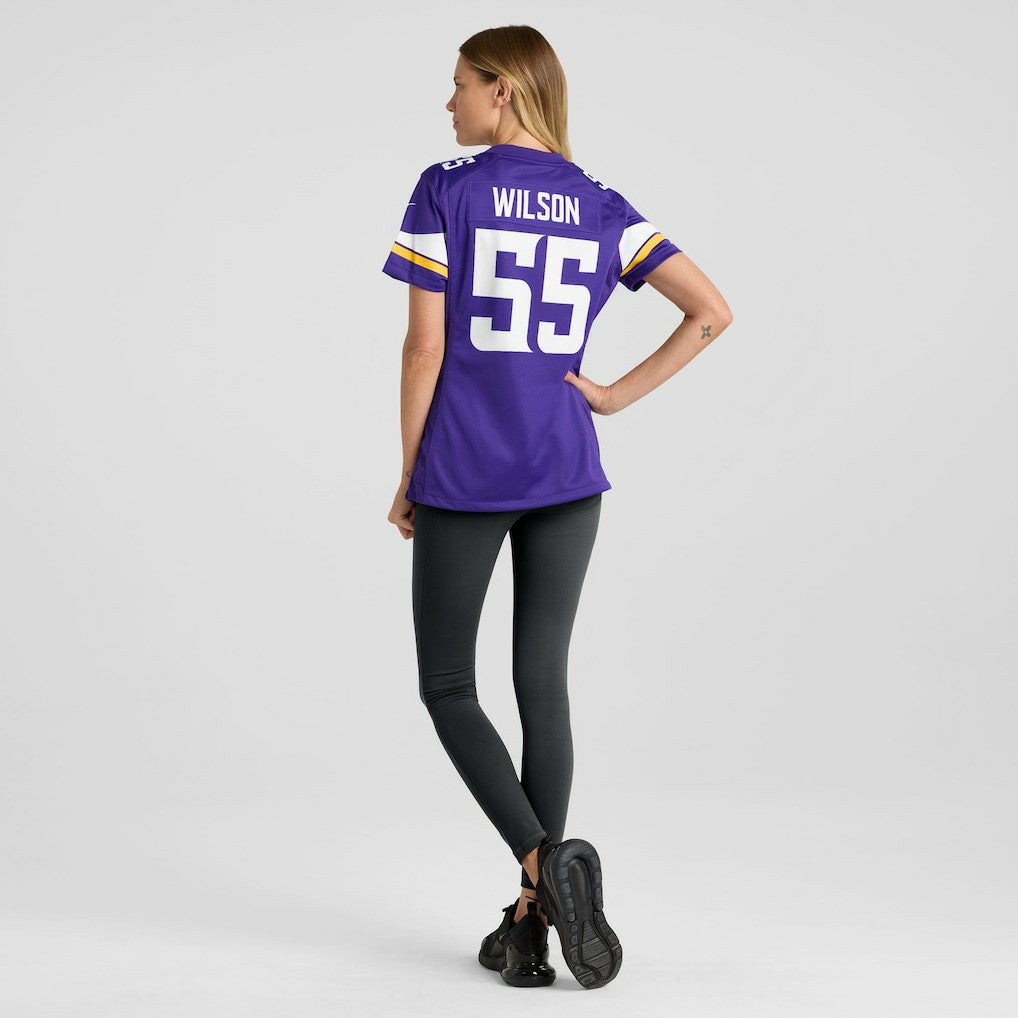 Nike Eric Wilson Minnesota Vikings Women's Team Game Jersey Purple