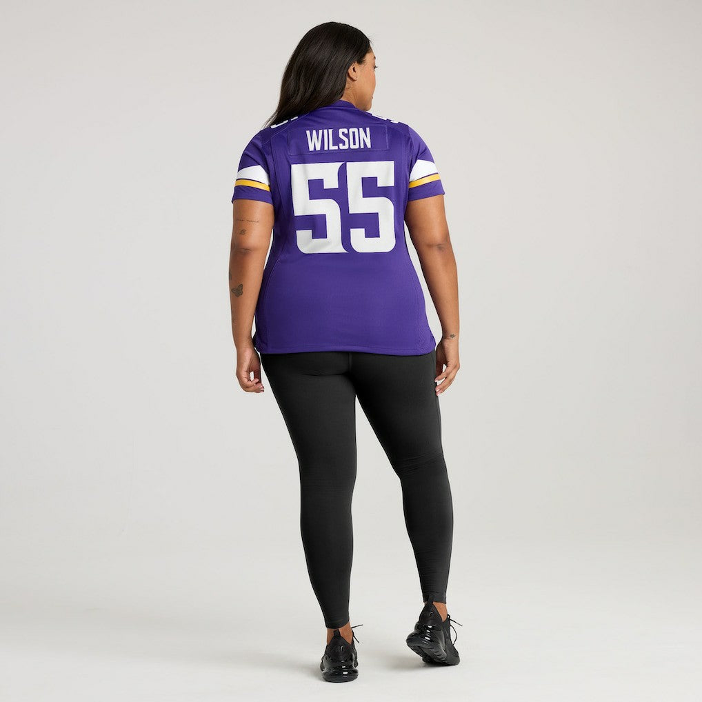Nike Eric Wilson Minnesota Vikings Women's Team Game Jersey Purple