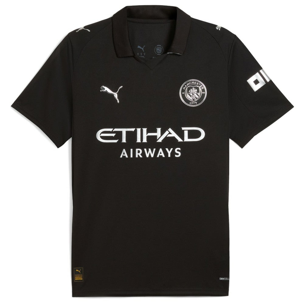 Phil Foden Manchester City 2025/26 Away Replica Player Jersey Black - Puma