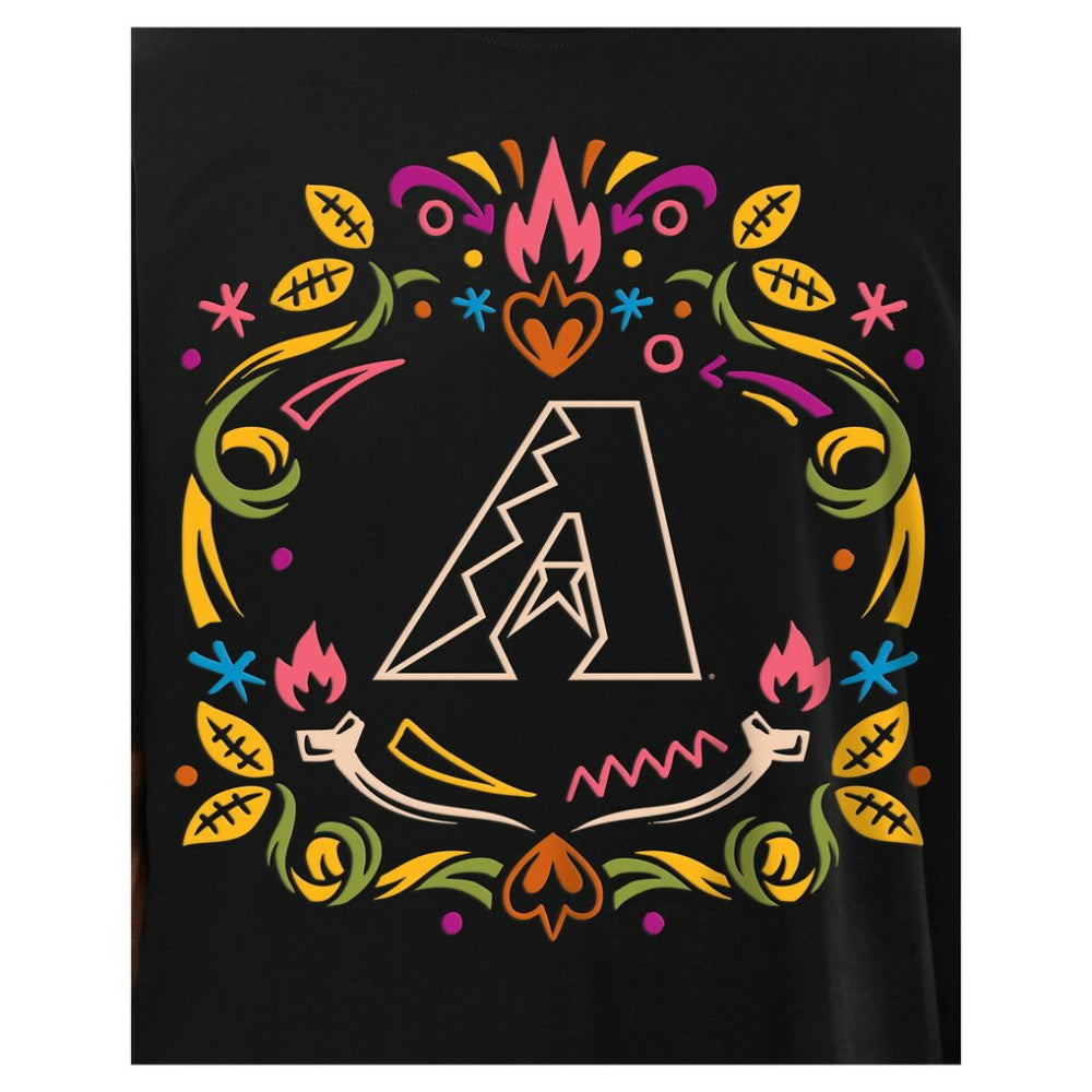 Arizona Diamondbacks New Era Día de los Muertos T-Shirt - Black - New Era Online