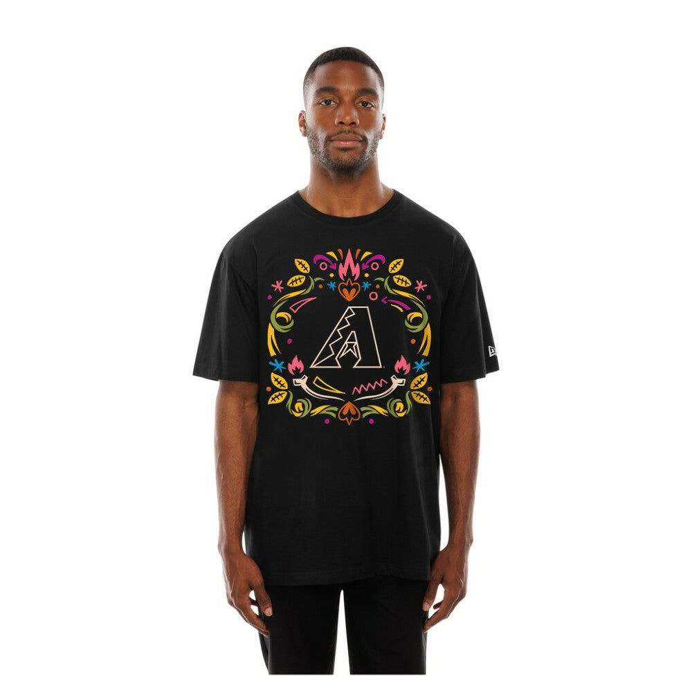 Arizona Diamondbacks New Era Día de los Muertos T-Shirt - Black - New Era Online