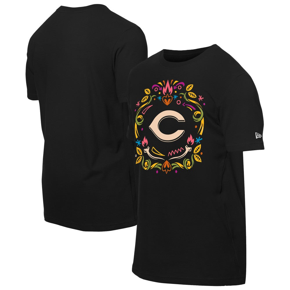 Cincinnati Reds New Era Día de los Muertos T-Shirt - Black - New Era Online