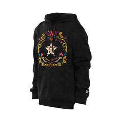 Houston Astros New Era Día de los Muertos Brushed Fleece Hoodie - Black - New Era on Sale
