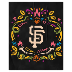 San Francisco Giants New Era Día de los Muertos Brushed Fleece Hoodie - Black - New Era Sale