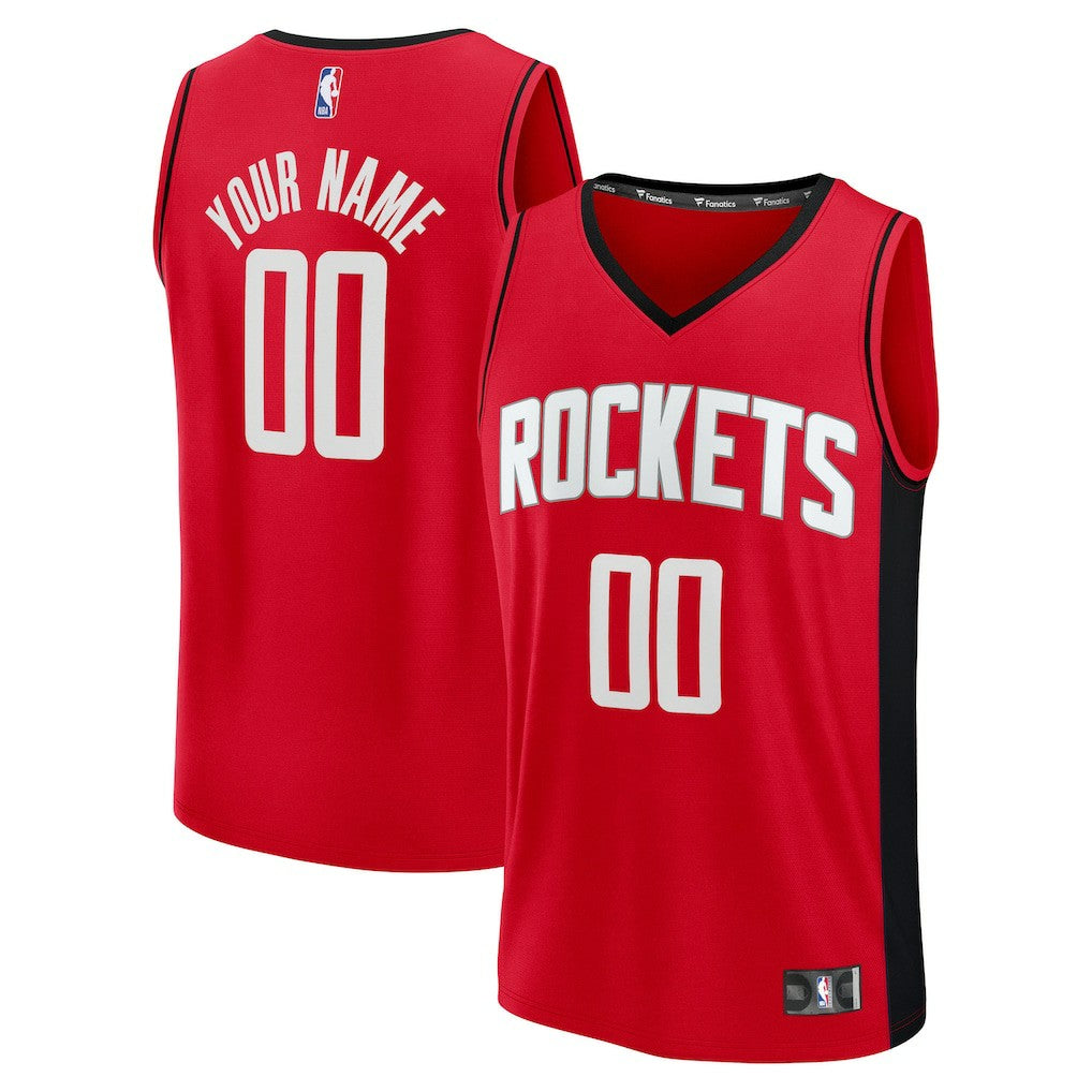 Houston Rockets Fast Break Custom Jersey Icon Edition Red | Fanatics for sale