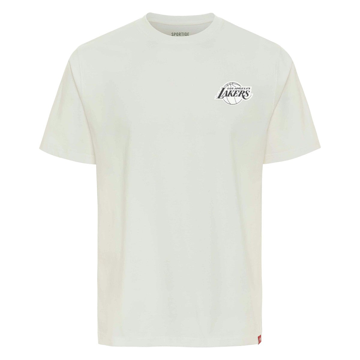 Los Angeles Lakers Sportiqe Unisex Athletic Club Collection Duke Relaxed Fit Premium T-Shirt Cream
