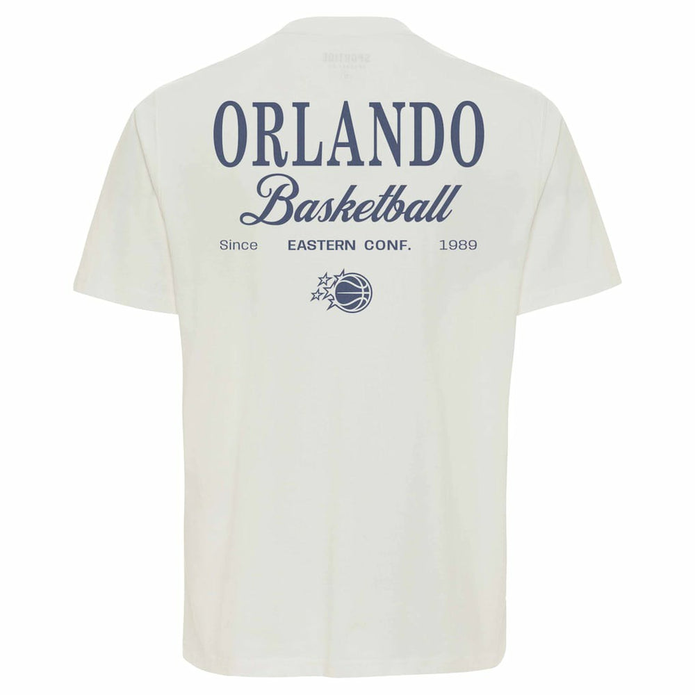 Orlando Magic Sportiqe Unisex Athletic Club Collection Duke Relaxed Fit Premium T-Shirt Cream