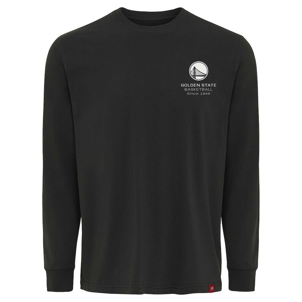 Golden State Warriors Sportiqe Unisex Athletic Club Collection Sherwood Relaxed Fit Premium Long-Sleeve T-Shirt Anthracite