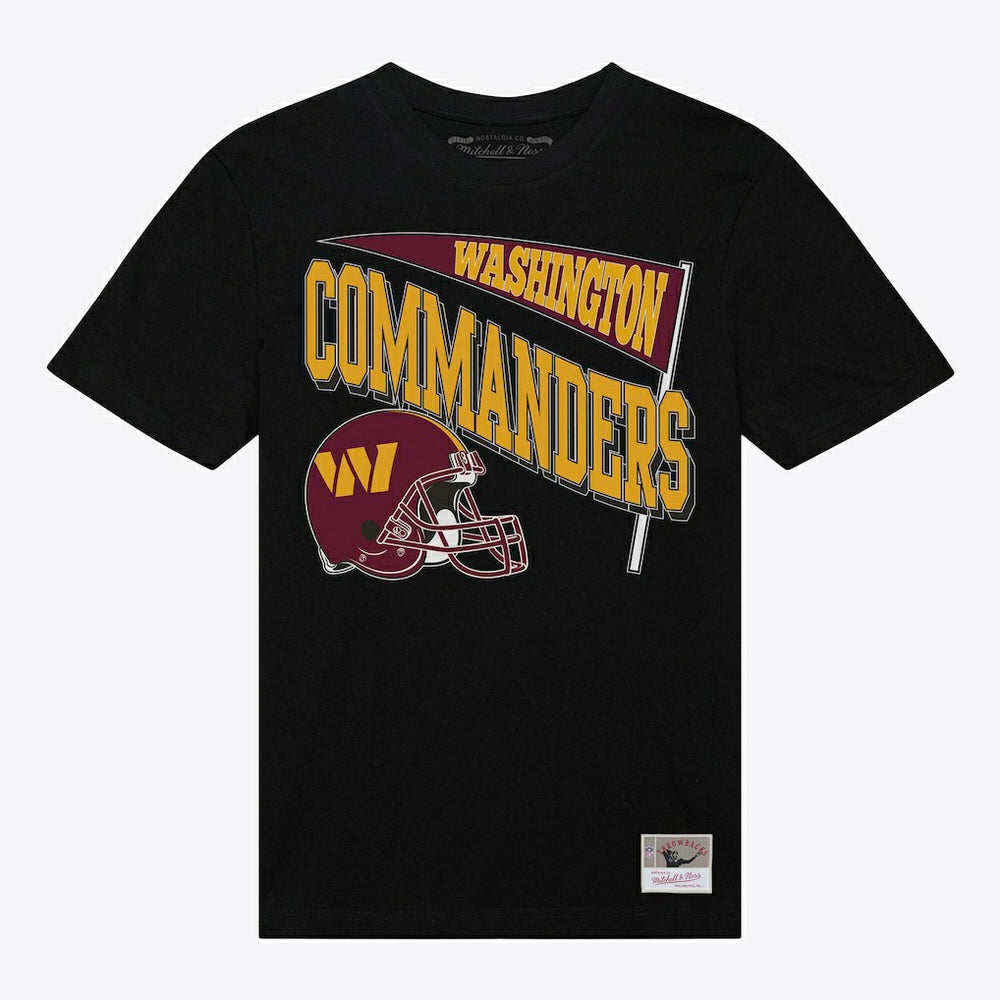Mitchell & Ness Washington Commanders Women's Team Dynamic Boyfriend T-Shirt Black