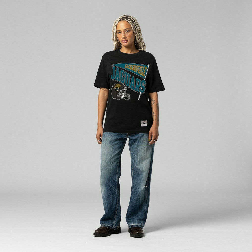 Mitchell & Ness Jacksonville Jaguars Women's Team Dynamic Boyfriend T-Shirt Black