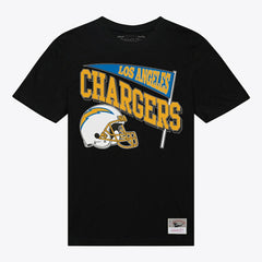 Mitchell & Ness Los Angeles Chargers Women's Team Dynamic Boyfriend T-Shirt Black