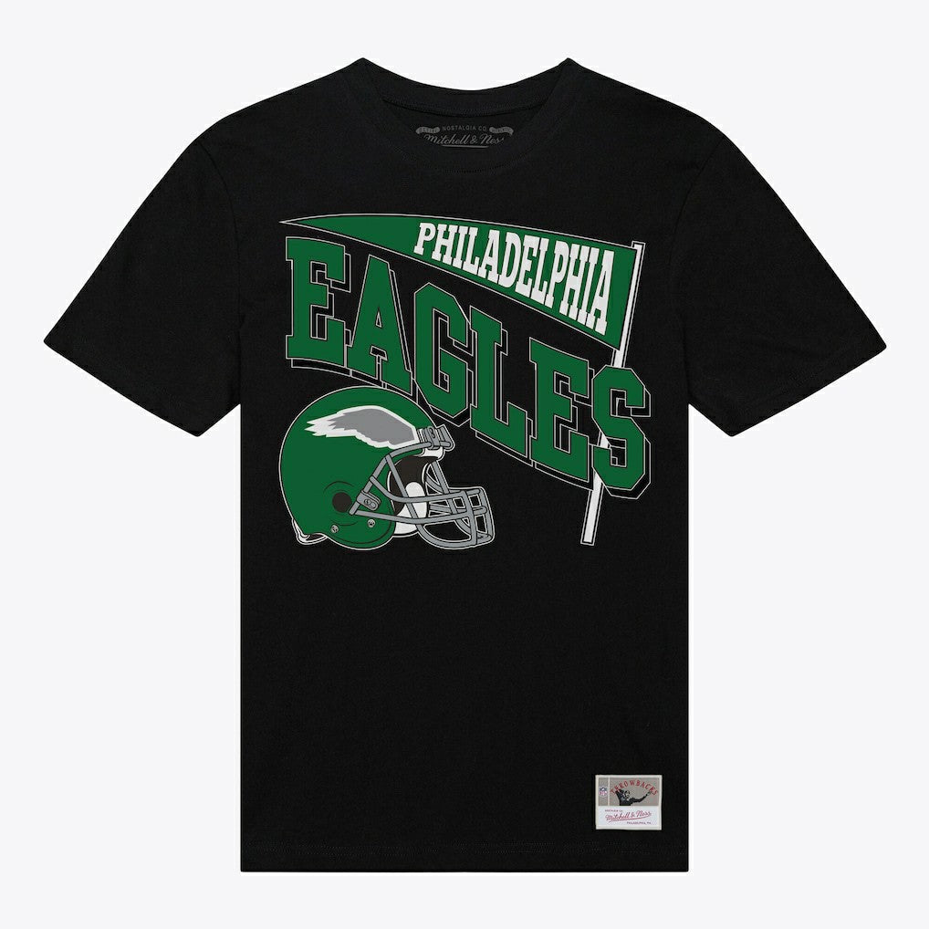 Mitchell & Ness Philadelphia Eagles Women's Team Dynamic Boyfriend T-Shirt Black