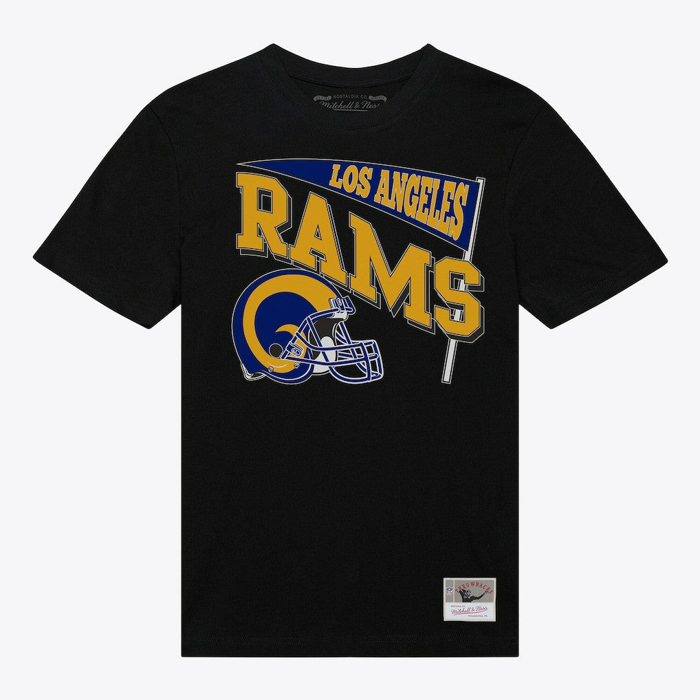 Mitchell & Ness Los Angeles Rams Women's Team Dynamic Boyfriend T-Shirt Black