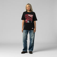 Mitchell & Ness Kansas City Chiefs Women's Team Dynamic Boyfriend T-Shirt Black