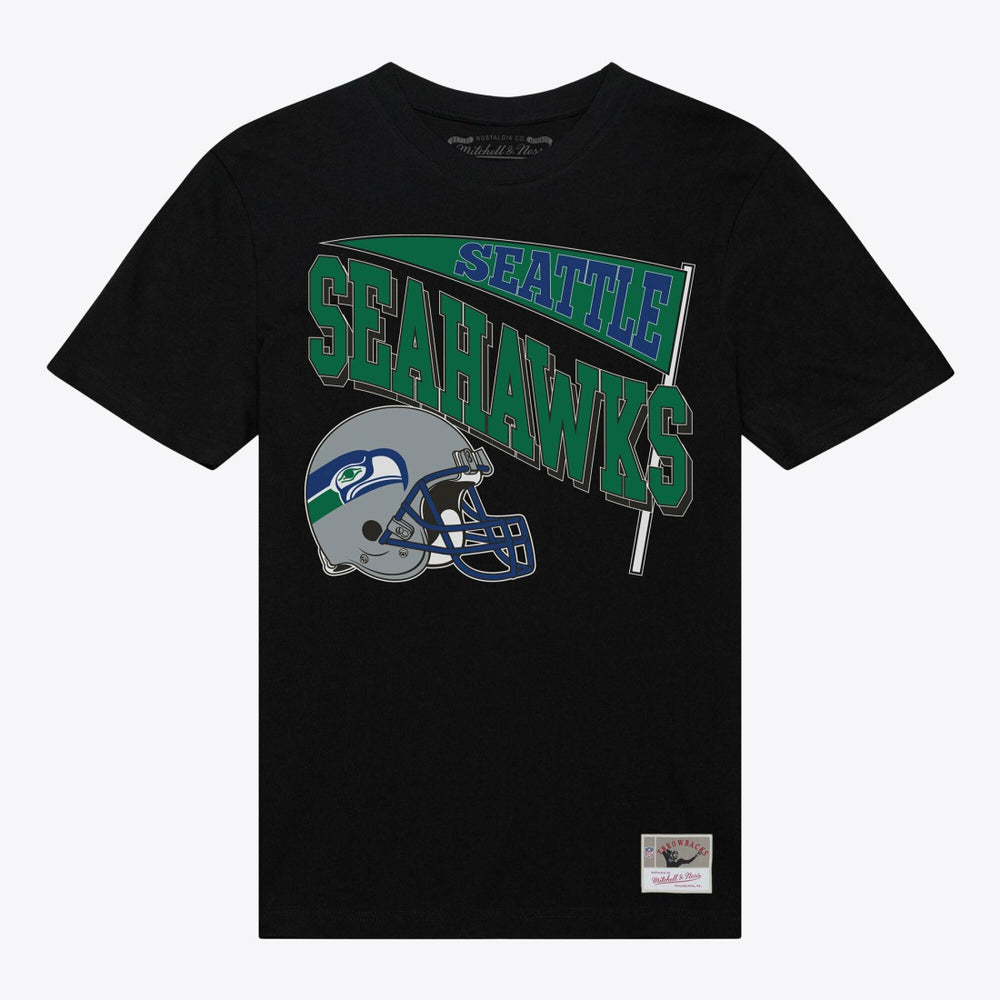 Mitchell & Ness Seattle Seahawks Women's Team Dynamic Boyfriend T-Shirt Black