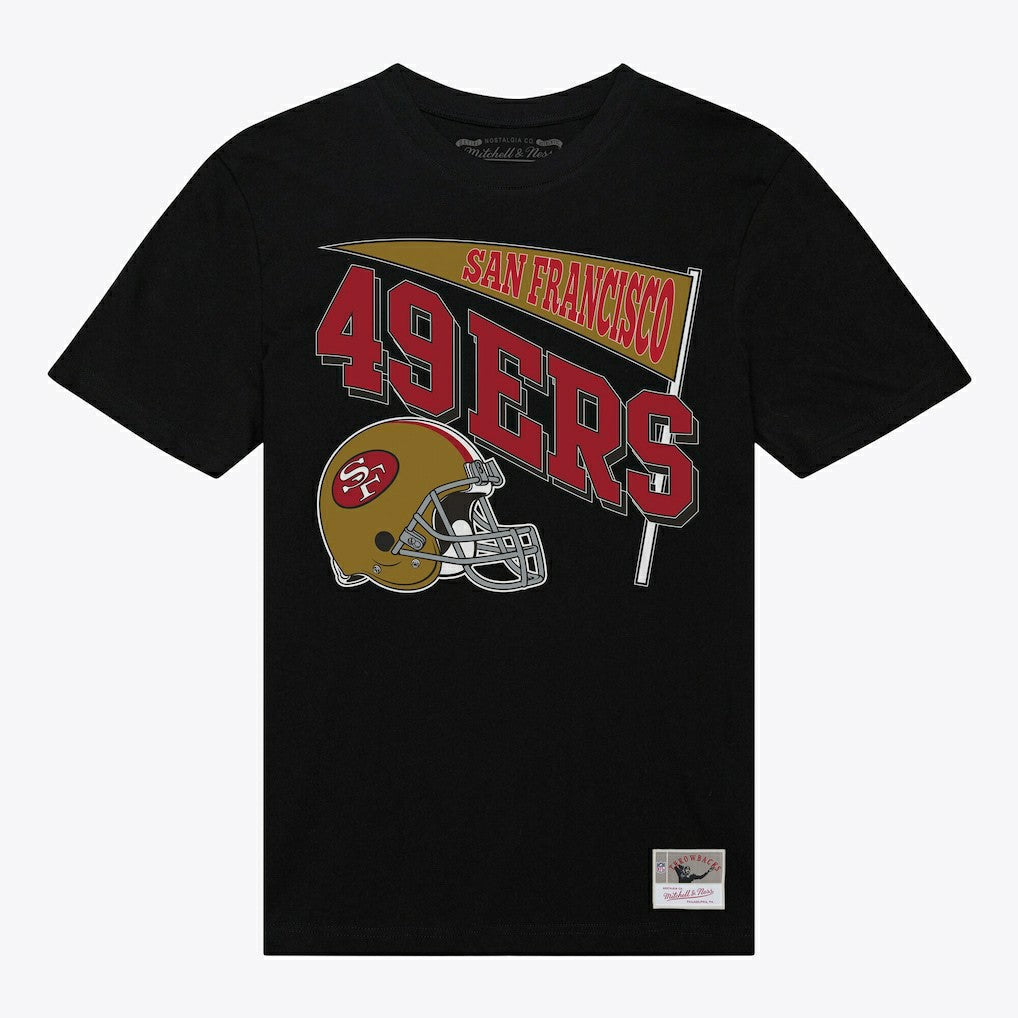 Mitchell & Ness San Francisco 49ers Women's Team Dynamic Boyfriend T-Shirt Black