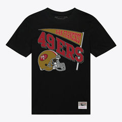 Mitchell & Ness San Francisco 49ers Women's Team Dynamic Boyfriend T-Shirt Black