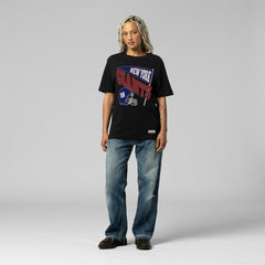 Mitchell & Ness New York Giants Women's Team Dynamic Boyfriend T-Shirt Black
