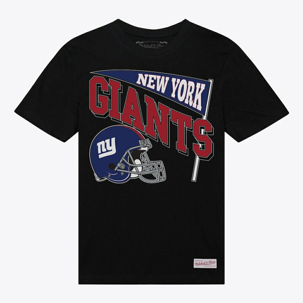 Mitchell & Ness New York Giants Women's Team Dynamic Boyfriend T-Shirt Black