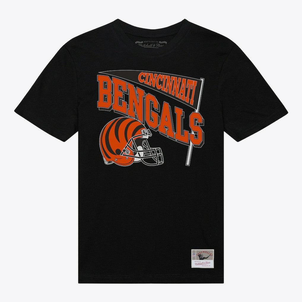 Mitchell & Ness Cincinnati Bengals Women's Team Dynamic Boyfriend T-Shirt Black