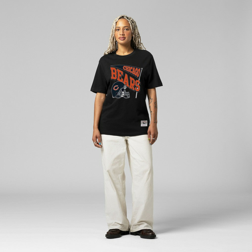 Mitchell & Ness Chicago Bears Women's Team Dynamic Boyfriend T-Shirt Black