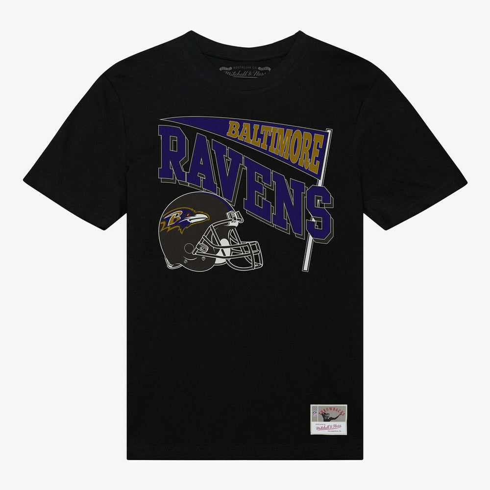 Mitchell & Ness Baltimore Ravens Women's Team Dynamic Boyfriend T-Shirt Black