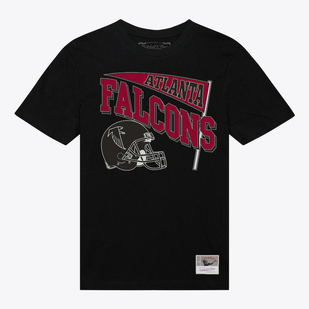 Mitchell & Ness Atlanta Falcons Women's Team Dynamic Boyfriend T-Shirt Black