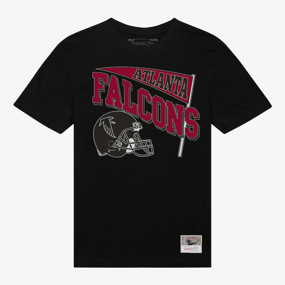 Mitchell & Ness Atlanta Falcons Women's Team Dynamic Boyfriend T-Shirt Black