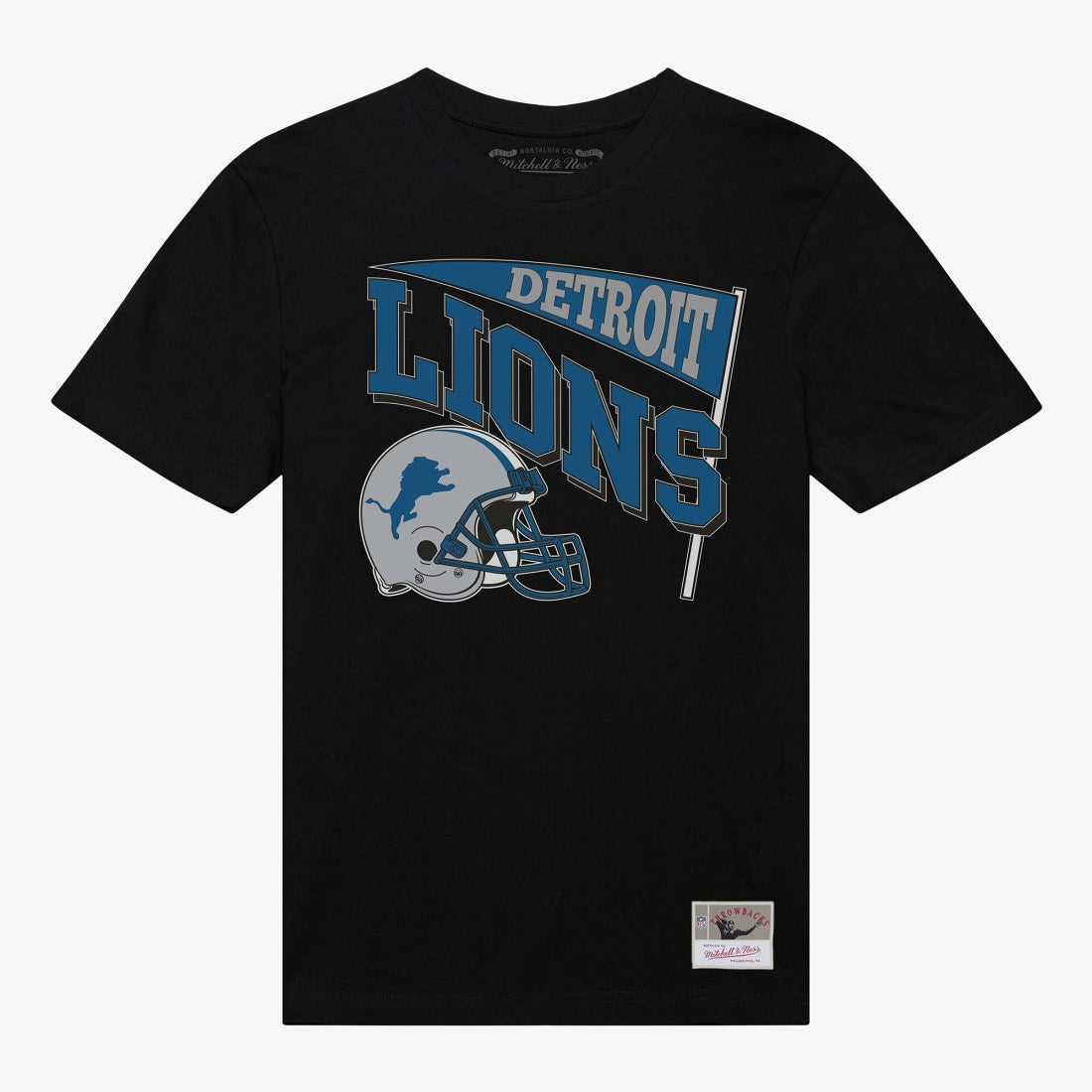 Mitchell & Ness Detroit Lions Women's Team Dynamic Boyfriend T-Shirt Black