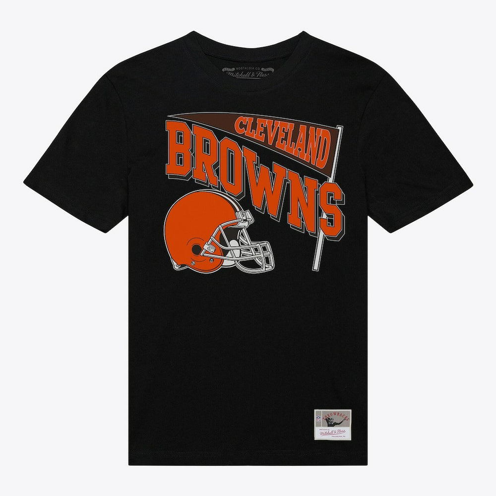 Mitchell & Ness Cleveland Browns Women's Team Dynamic Boyfriend T-Shirt Black