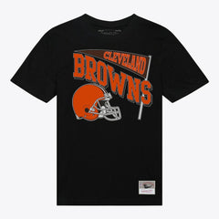 Mitchell & Ness Cleveland Browns Women's Team Dynamic Boyfriend T-Shirt Black