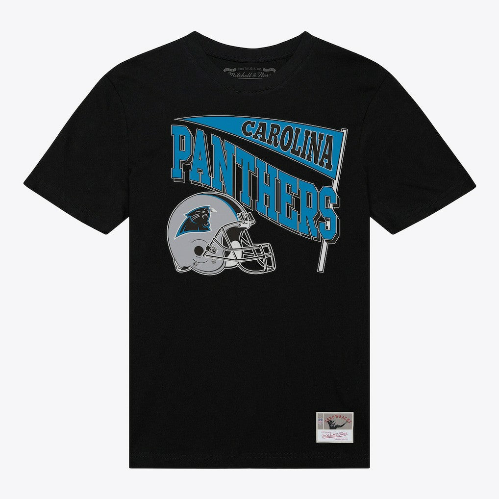 Mitchell & Ness Carolina Panthers Women's Team Dynamic Boyfriend T-Shirt Black