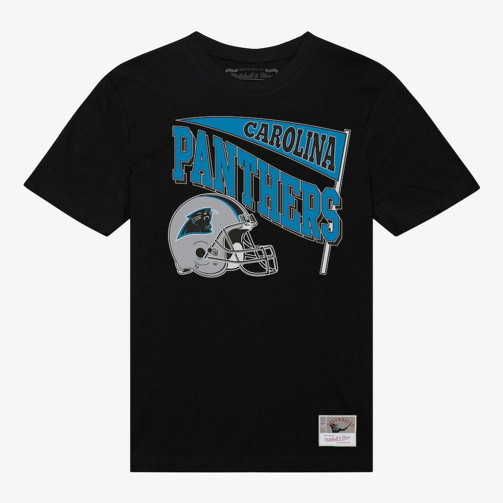 Mitchell & Ness Carolina Panthers Women's Team Dynamic Boyfriend T-Shirt Black