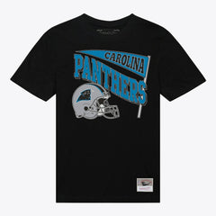 Mitchell & Ness Carolina Panthers Women's Team Dynamic Boyfriend T-Shirt Black