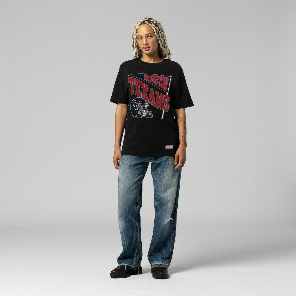 Mitchell & Ness Houston Texans Women's Team Dynamic Boyfriend T-Shirt Black