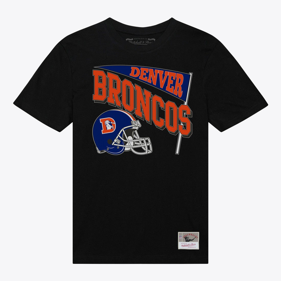 Mitchell & Ness Denver Broncos Women's Team Dynamic Boyfriend T-Shirt Black