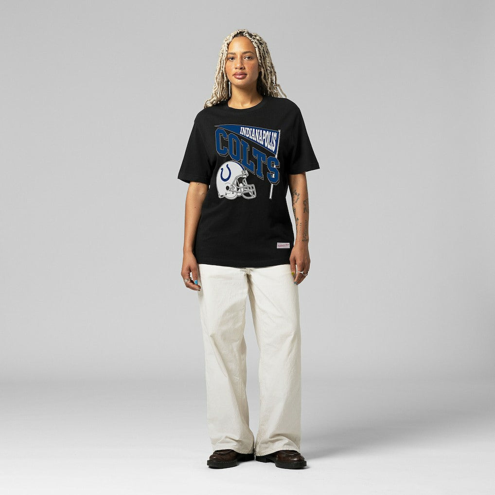 Mitchell & Ness Indianapolis Colts Women's Team Dynamic Boyfriend T-Shirt Black