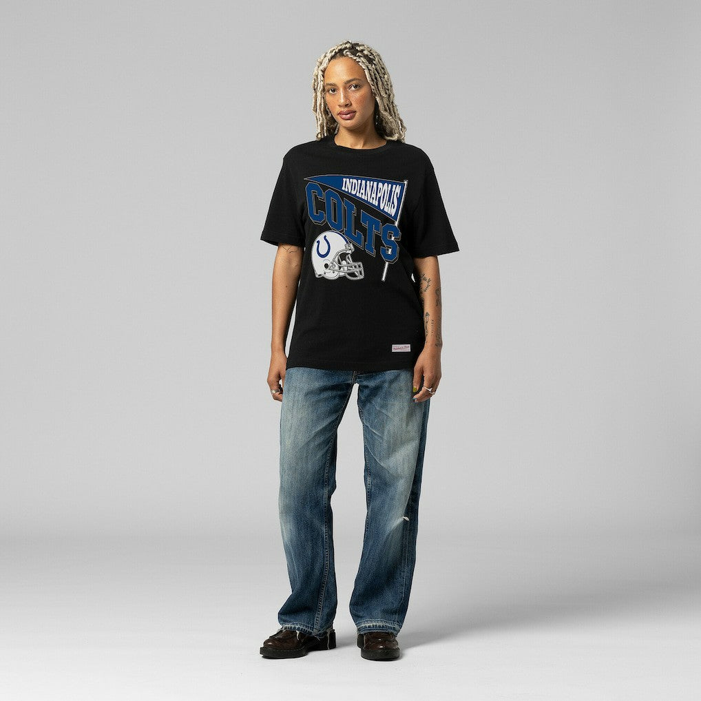 Mitchell & Ness Indianapolis Colts Women's Team Dynamic Boyfriend T-Shirt Black