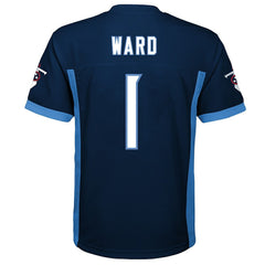 Cameron Ward Tennessee Titans Youth Replica Player Jersey Navy