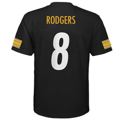 Aaron Rodgers Pittsburgh Steelers Outerstuff Youth Replica Player Jersey Black