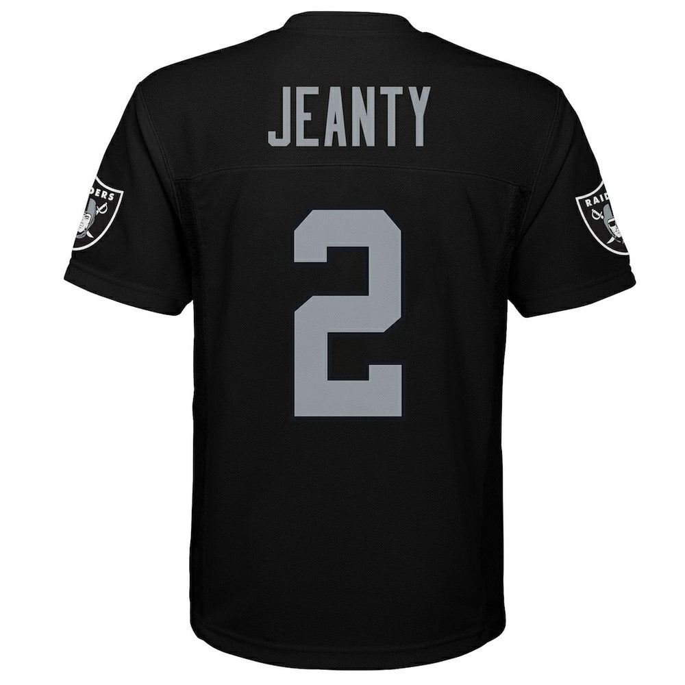 Ashton Jeanty Las Vegas Raiders Youth Replica Player Jersey Black