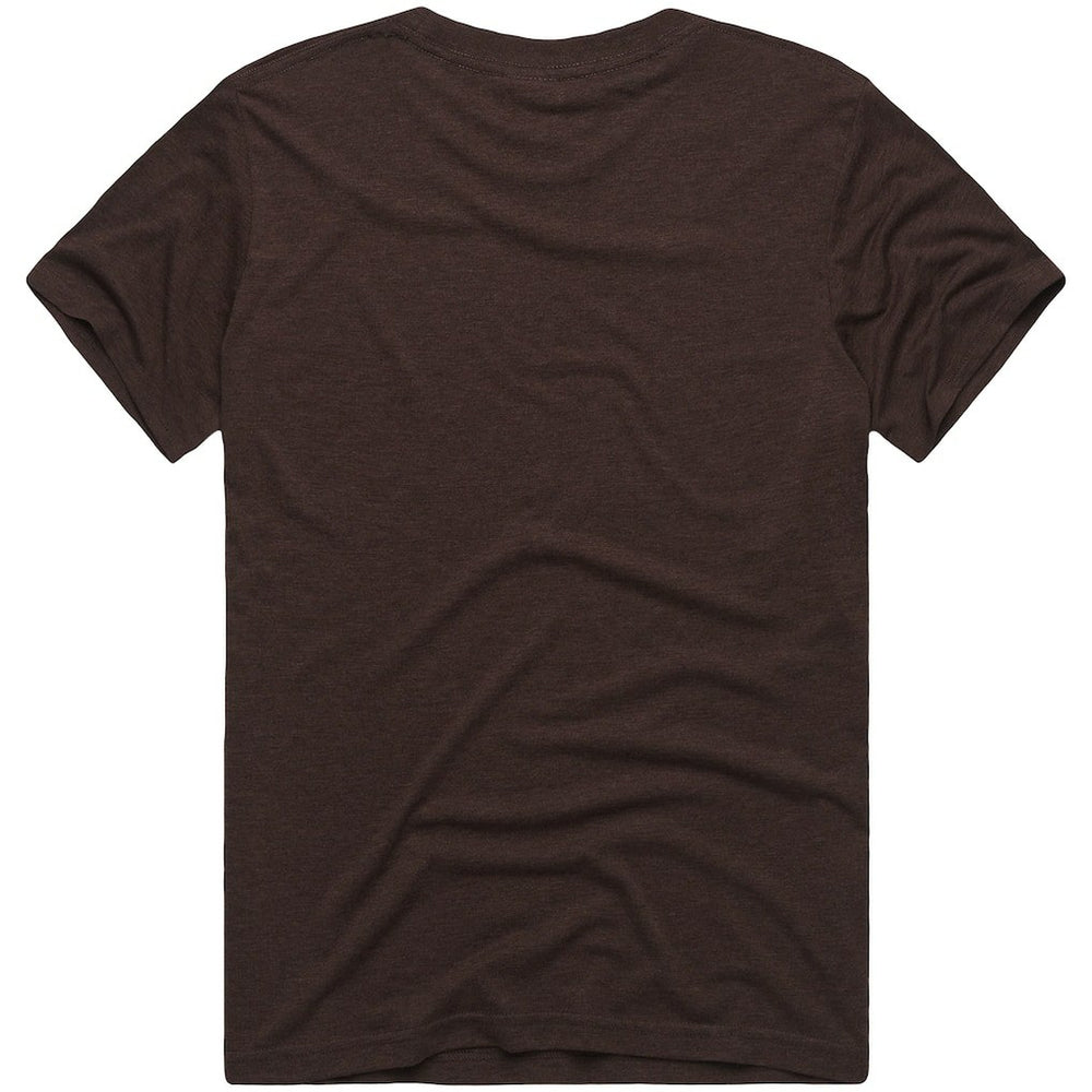 Cleveland Browns Homage x The Simpsons Unisex Tri-Blend T-Shirt Brown