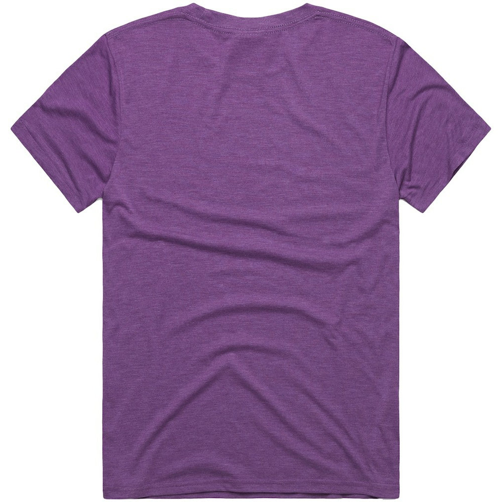 Minnesota Vikings Homage x The Simpsons Unisex Tri-Blend T-Shirt Purple