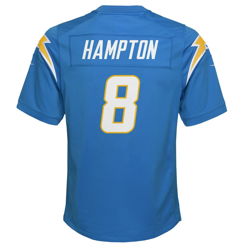 Nike Omarion Hampton Los Angeles Chargers Youth Team Game Jersey Powder Blue