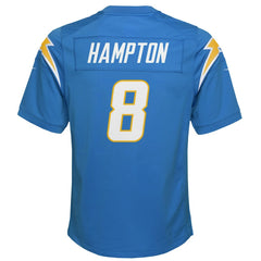 Nike Omarion Hampton Los Angeles Chargers Youth Team Game Jersey Powder Blue