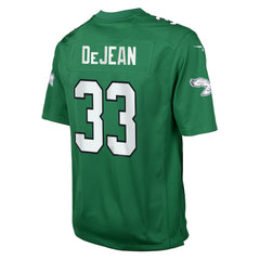 Nike Cooper DeJean Philadelphia Eagles Youth Alternate Game Jersey Kelly Green
