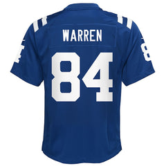 Nike Tyler Warren Indianapolis Colts Youth Team Game Jersey Royal