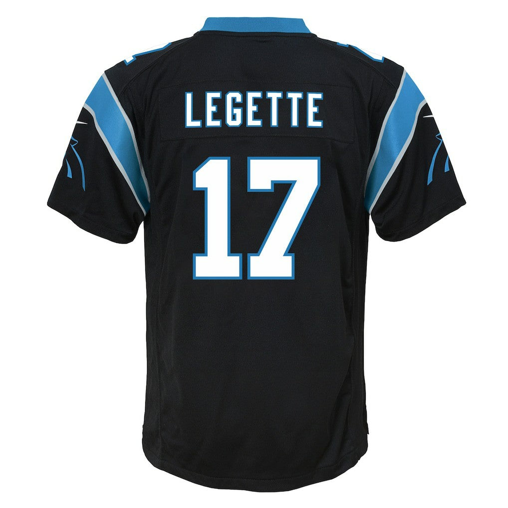Nike Xavier Legette Carolina Panthers Youth Team Game Jersey Black